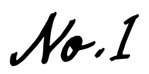 Fototapeta premium 手書きの文字素材 No.1