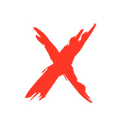 Hand Drawn Check Mark Cross 