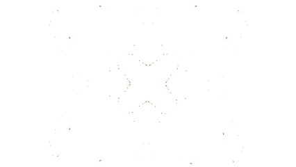 Obraz premium symmetrisch angeordnete rote Partikel auf hellem Untergrund, Muster, Hintergrund, Verteilung 