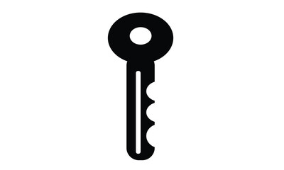 Key icon vector. Key vector icon. Key symbol for web site design .