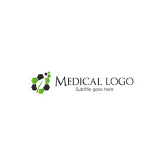 Medical logo icon flat vector design