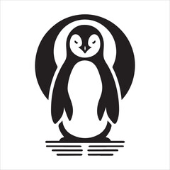 Fototapeta premium Penguin Vector Art Illustration