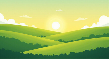 Obraz premium landscape with mountains