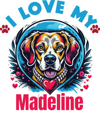 Sparky Is My Cute Cat, Cat name t-shirt Design