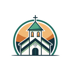 church logo vector illustration
