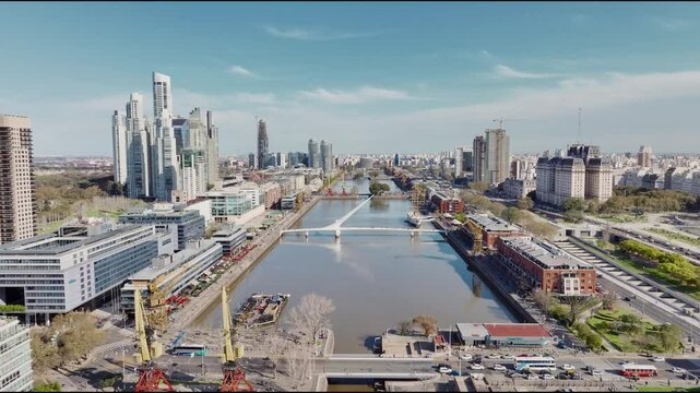 Puerto Madero, Buenos Aires, Argentina. 