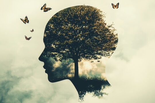 Illustration of dementia and mental health recovery