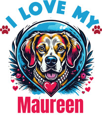 Tripp Is My Cute Cat, Cat name t-shirt Design