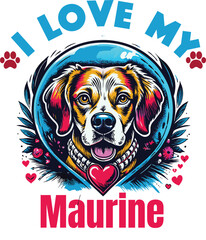 Tristan Is My Cute Cat, Cat name t-shirt Design