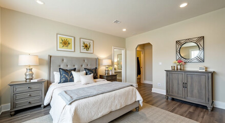 luxury hotel bedroom