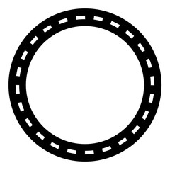 Fototapeta premium Circle badge icon. Simple award vector illustration.