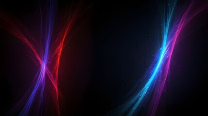 colorful abstract light effect on black background