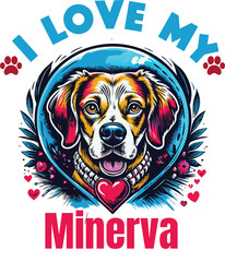 Vince Is My Cute Cat, Cat name t-shirt Design