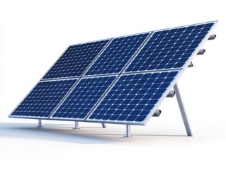 A transparent or white background shows a solar panel