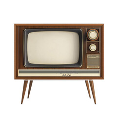 mock-up retro tv design isolated 