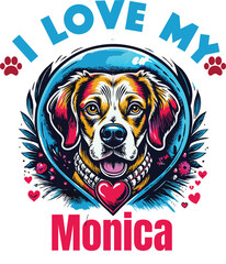 Wallace Is My Cute Cat, Cat name t-shirt Design