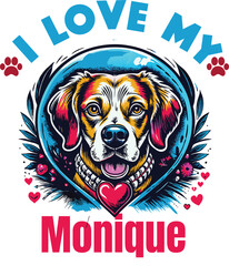 Wally Is My Cute Cat, Cat name t-shirt Design