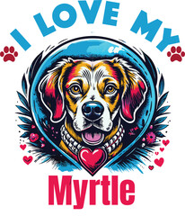 Wheeler Is My Cute Cat, Cat name t-shirt Design