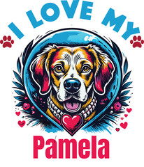 Zappo Is My Cute Cat, Cat name t-shirt Design