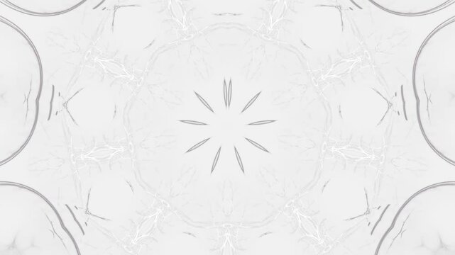 bl&uuml;tenf&ouml;rmige abstrakte Grafik, Fr&uuml;hlingsdesign, Pastellfarben, Mandala, gr&uuml;n

