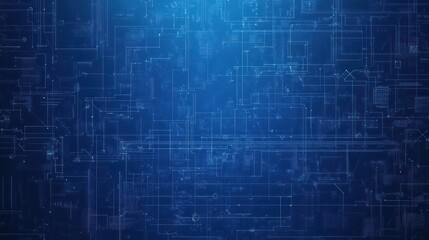 Fototapeta premium abstract blueprint background, AI, Generative