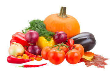 ripe of fresh vegetables