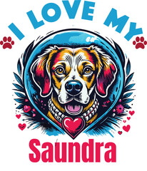 Audrey Is My Cute Cat, Cat name t-shirt Design