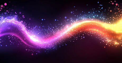 Obraz premium Big data stream in motion. 3D illustration of data transmission channels. Business analytics presentation.