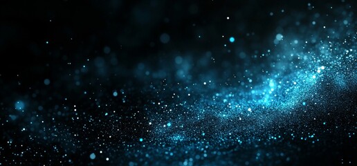 Obraz premium Big Data concept. Blockchain 3D illustration. Information Waves and Global Database. Neural networks and stock market. Abstract technological background.