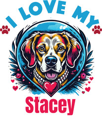 Beverley Is My Cute Cat, Cat name t-shirt Design