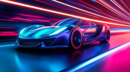 Electric cars with connecting power control. Modern machines with super computers. Stock development using EVs.