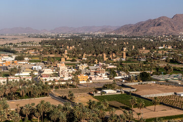 Aerial view of Najran, Saudi Arabia