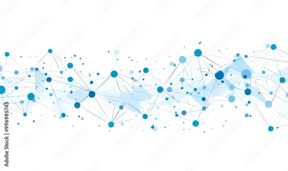 Poster using big data, cryptography programming in 3d, neural networks, cloud technologies, global database