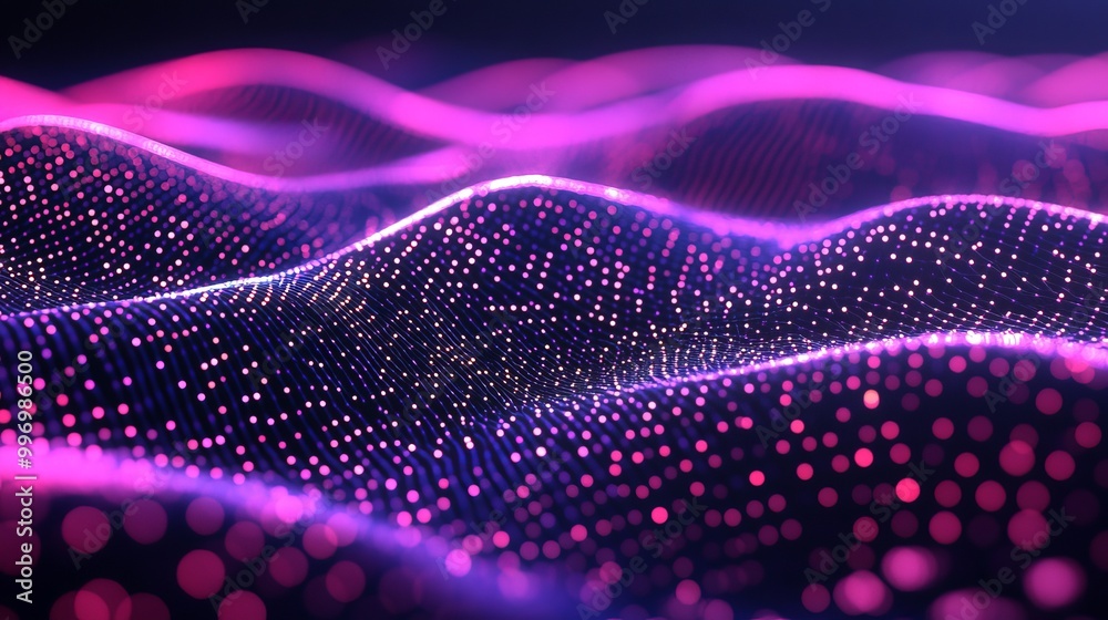 Poster a neural network. digital technology and information security. blockchain, databases in the globaliz