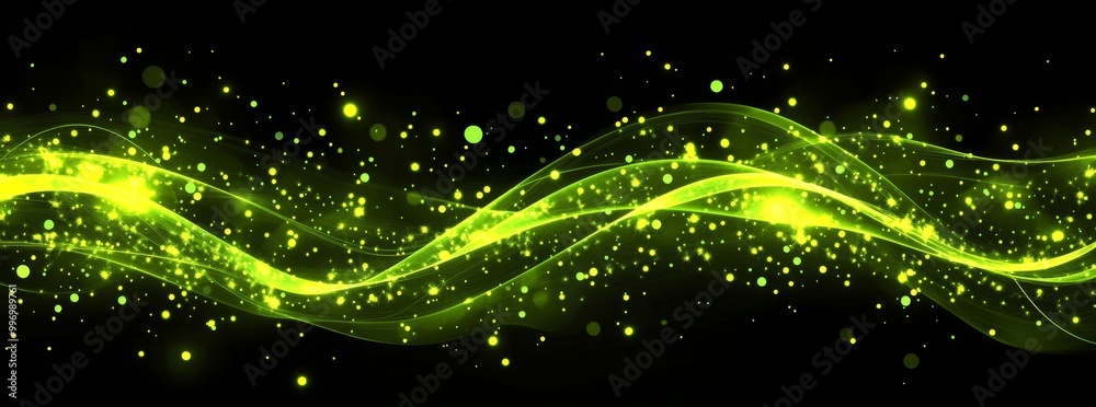 Poster a 3d illustration of an abstract tech background featuring radial waves in cyberspace. peer-to-peer 