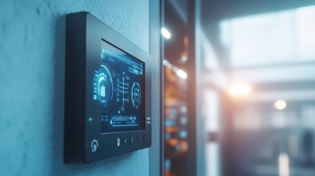 Smart Meter, Smart Metering, fortschrittliche Datenlogger-Ausr&Atilde;&frac14;stung mit Konnektivit&Atilde;&curren;tsindikatoren in einem High-Tech-Netzwerk-Hub zu Hause oder im B&Atilde;&frac14;ro. Ein intelligenter Z&Atilde;&curren;hler mit digitalen Sy