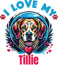 Cecil Is My Cute Cat, Cat name t-shirt Design