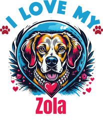 Danielle Is My Cute Cat, Cat name t-shirt Design