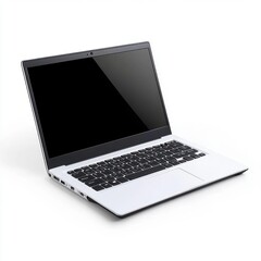 Modern Laptop on White Background for Presentation