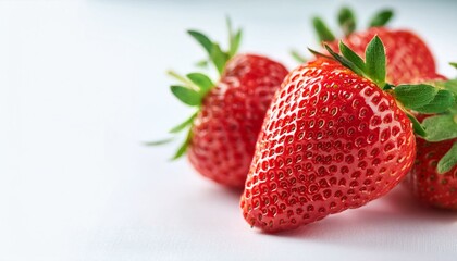 strawberry on white background 3