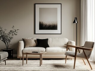 Modern Living Room Scene