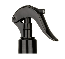 Black Plastic Spray Bottle Nozzle Close Up