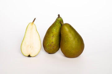 Conference pear with white background