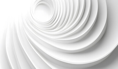 Fototapeta premium Abstract Minimalist White Circular Shapes on a Light Background design