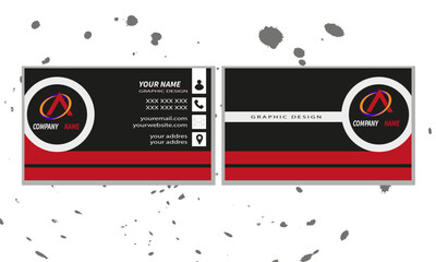 Obraz premium Professional Consultancy Business Card Template