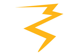 Shiny yellow lightning and thunder elements with many variations for your needs to use in natural themed designs or other themes