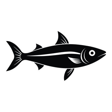 recommend clip art: sardine silhouette vecto illustration 