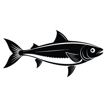 recommend clip art: sardine silhouette vecto illustration 