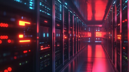 Visualization of a secure data classification and labeling system. AI generated illustration