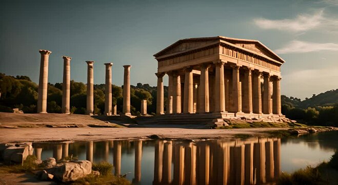 Temple of Artemis. 7 wonders of the ancient world.